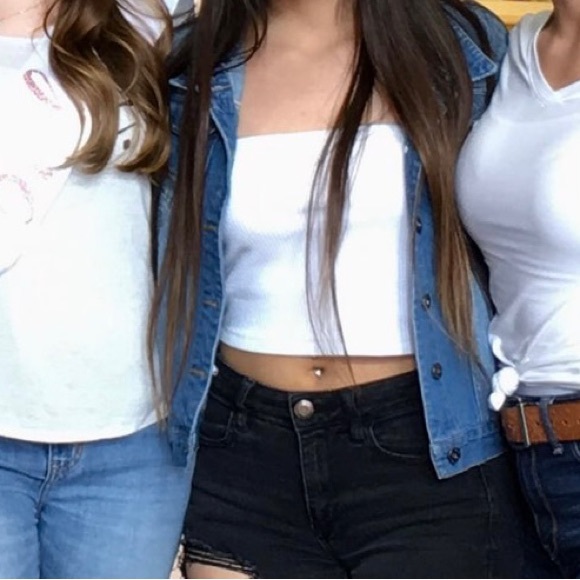 White Hollister tube top - Picture 4 of 4